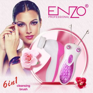 ENZO épilateur électrique à fil et brosse de nettoyage